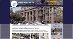 Desktop Screenshot of defensa-del-peaton.com